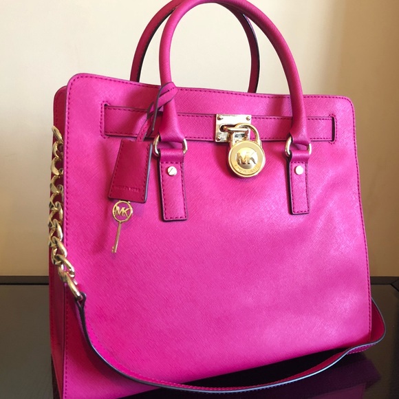 Michael Kors Handbags - Michael Kors Authentic Pink Leather Handbag